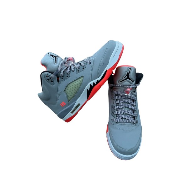 Youth Nike Air Jordan 5 Retro Hot Lava GS High-To Sneaker 440892-018 Sz 8.5Y